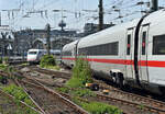 ICE  Ein- und Ausfahrt am Kölner Hauptbahnhof - 12.07.2022