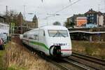 DB ICE 402 009  Riesa   Deutschlands schnellster Klimaschützer  in Wuppertal, Februar 2022.