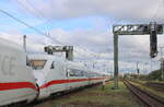 DB 808 004-6  Bielefeld  als umgeleiteter ICE 258 von Berlin Hbf (tief) nach K�ln Hbf, am 19.10.2026 in Magdeburg-Neustadt.