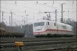 402 017  Bergen auf Rgen  (?) fhrt bei Bochum-Ehrenfeld als ICE 642 von Berlin-Ostbahnhof nach Dsseldorf Hbf. (05.01.2008)