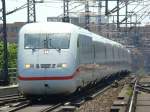 InterCityExpress 557 aus Kln/Bonn Flughafen hat am 07.06.2008 Einfahrt in den Bahnhof Berlin Hauptbahnhof.