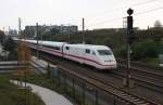 ICE in Bremen-Sebaldsbrck Richtung Hbf am 12.10.2010 16:43 Uhr