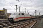 ICE 2 Triebkopf, am 10.03.2011  in Lehrte.