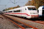 ICE Mnchengladbach-Berlin, heute am Sonntag den 2.10.2011leistet der ICE2 Ulm den Dienst.