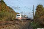 402 027-7  Ludwigslust  bei Nennhausen. Was fr ein Zug das ist entzieht sich meiner Kenntnis. Ich konnte keine Zugnummer fr diesen Zug finden. 31.10.2012