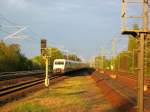 ICE 2 am 08.04.2014 vom Berl. Hbf. kommend kurz vor Berlin-Jungfernheide.