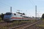 Durchfahrt am 27.09.2014 von 402 031-9/808 031-9  Brandenburg an der Havel  zusammen mit 402 046-7/808 032-7  Frankfurt (Oder) , als diese zusammen durch Orschweier gen Freiburg fuhr.