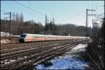 Steuerwagen 802 003  Cottbus/Chosebuz  vorraus ist ICE 951 nach Berlin-Ostbahnhof unterwegs...