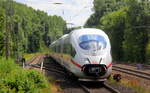 Der ICE3 DB aus Brüssel-Süd(B) nach Frankfurt-am-Main(D) kommt aus Richtung Aachen-West als Umleiter und fährt durch Kohlscheid und fährt in Richtung