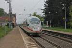 Am 02.05.2013 kam 403 018-5  Münster (Westf.)  zusammen mit 403 532-5  Augsburg  durch Kenzingen vorbei.