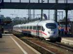 Bei knapp 30C fuhr dieser ICE-3 von Mnchen Hbf nach Dortmund Hbf.