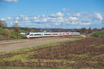 403 003  Dortmund  als ICE 1005 von Berlin Gesundbrunnen nach München Hbf bei Fahlenbach, 18.03.2019