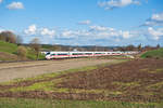 ICE 625 von Düsseldorf nach München Hbf bei Fahlenbach, 18.03.2019