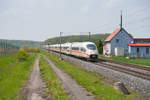 ICE 1223/623 aus Soest bzw. Düsseldorf nach München Hbf bei Markt Bibart, 02.05.2019