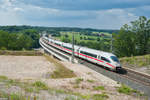 403 031  Westerland (Sylt)  und 403 005  Baden-Baden  als ICE 627 (Dortmund Hbf - München Hbf) bei Emskirchen, 23.06.2019