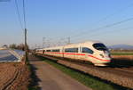 403 056-5 als ICE 109 (Köln Hbf-Basel Bad Bf) bei Niederschopfheim 24.3.20