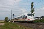 Am Nachmittag des 25.05.2019 fuhr 403 522-6  Solingen  nördlich vom Haltepunkt Auggen über die KBS 703 in Richtung Schweizer Grenze, als dieser von Köln hbf nach Basel SBB unterwegs war.