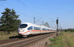 403 052-4  Mönchengladbach  als ICE 103 (Hannover Hbf-Basel Bad Bf) bei Wiesental 22.4.20