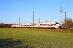 DB Fernverkehr ICE3 403 035-9 am 11.01.26 in Dettingen am Main