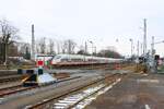 DB Fernverkehr ICE3 403 xxx und 403 xxx in Kahl am Main (Bayern) am 05.02.26