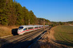 403 507	DB Fernverkehr  Oberhausen  als ICE 620	(München Hbf - Dortmund Hbf) bei Hagenbüchach, 09.03.2022
