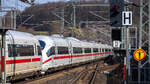 ICE 723 mit 2X Br 403 Tz 314  Bergisch Gladbach  und Tz 362  Schwerte (Ruhr)  bei der durchfahrt in Montabaur am 08.03.2026