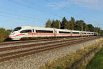 ICE 403 025  Ravensburg  am 28.9.2026 bei Haspelmoor. 