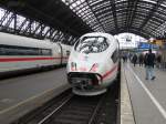 ICE International 126 von Frankfurt Hbf nach Amsterdam, am 25.3.2008 beim Kopf machen in Kln