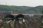 Panorama Hagen Hbf, im Sommer 2004.