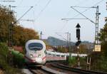 403 002-9  Hansestadt Lbeck  und 406 ***  Amsterdam  als ICE 504/ICE104 (Basel SBB-Kln Hbf/Amsterdam Centraal) bei Efringen Kirchen 24.10.09