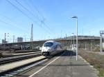 Ein ICE 3 von Dortmund nach Mnchen hier bei der Durchfahrt von Plochingen. 27.2.10 