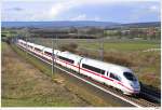ICE 817 auf der Schnellfahrstrecke Kln-Rhein/Main.