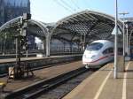 ICE3 auf dem Weg auf die Neubaustrecke NBS Kln-Frankfurt und dann nach Mnchen.