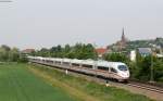 403 062-3 und 406 082-8  Kln  als ICE 503 (Hannover Hbf-Basel SBB) bei Teningen 7.5.11