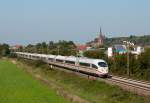 403 560  Linz am Rhein  + 403 361  Celle  am 25. September 2011 als ICE 503 (Hannover Hbf - Basel SBB) bei Teningen.