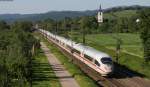 403 005-2  Baden-Baden  und 016-9  Siegburg  als ICE 209 (Dortmund Hbf-Basel SBB) bei Denzlingen 25.5.12