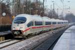 ICE 825 nach Mnchen in Recklinghausen-Sd 8.12.2012