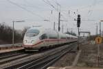 403 558-0  St.Ingbert  am 16.03.2013 im Bahnhof Orschweier.