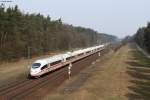 403 054-* bei Graben-Neudorf. Aufgenommen am 28.03.2013.