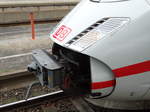 Scharfenbergkupplung eines DB Fernverkehr ICE 3 (403 xxx) am 18.02.17 in Frankfurt am Main Hbf