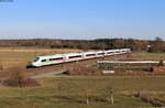 407 013-2 als ICE 9566 (Frankfurt(Main)Hbf-Paris Est) bei Friedrichstal 6.3.21