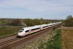 407 009 und 407 010  Ansbach  waren am 6. April 2024 bei Vierkirchen auf dem Weg nach München.