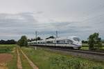 Nachschuss auf 406 001-8 (4601)  Europa/Europe , als dieser am Nachmittag des 09.06.2019 als ICE 104 (Basel SBB - Amsterdam CS) zusammen mit 403 051-6  Herford  als ICE 504 (Basel SBB  - Köln