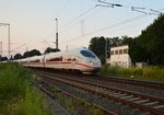 ICE 4654 nach Frankfurt Main Hbf in Rheydt Hbf bei der Durchfahrt. 18.7.2016