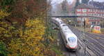 Ein Nachschuss von einem ICE3 aus Frankfurt am Main nach Brüssel-Süd(B) und fuhr gerade raus aus dem Aachener-Hbf und fuhr in Richtung Aachen-Süd(D),Belgien.