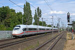 408 036 rollte am 02.07.26 als ICE 140 nach Amsterdam vorbei an Berlin Staaken Richtung Hannover.