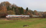 ICE 517 Dortmund-München am 21.11.2020 zwischen Reichenbach und Ebersbach.