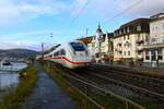 DB Fernverkehr ICE4 9208 (412 208) in Rüdesheim (Rhein) am 25.11.23 
