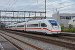 ICE 4 5812 090-9 durchfährt am 21.09.2023 den Bahnhof Rupperswil.