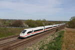 412 022 auf dem Weg nach München am 6. April 2024 bei Vierkirchen.